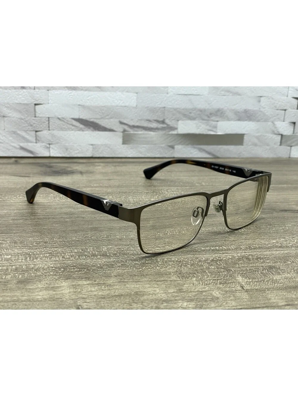 Emporio Armani EA1027 3003 Eyeglasses Full Rim Brown Tort Frames 55-18-140